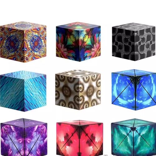 Variety Geometric Changeable Magnetic Magic Cube Anti Stress