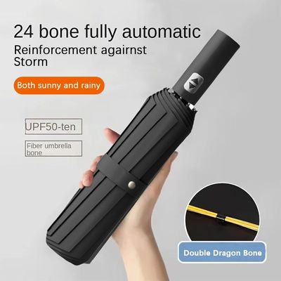 24 bone automatic folding umbrella Windproof sunshade Umbrel