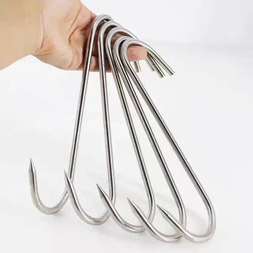 Hanging Meat Stainless Steel Sharp Prong S-Hooks Heavy Duty