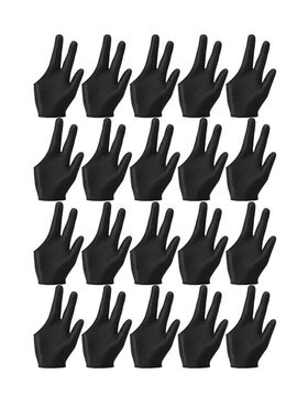 20Pcs Breathable Billiard Gloves Snooker Left Right Hand