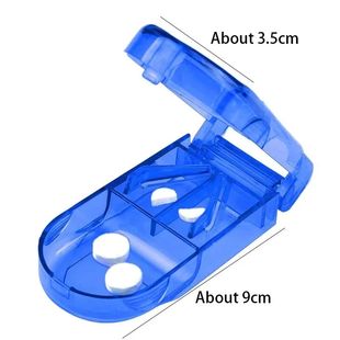 1pc Pill Cutter Medicine Split Box Portable Storage Crusher