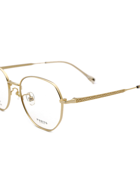 PORTS眼镜架女全框钛架超轻时尚潮近视框玫瑰金框POF22119