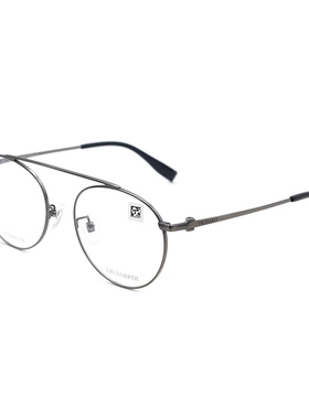 TRUSSARDI杜鲁萨迪眼镜架时尚钛材圆形男女款近视镜框VTR271FS