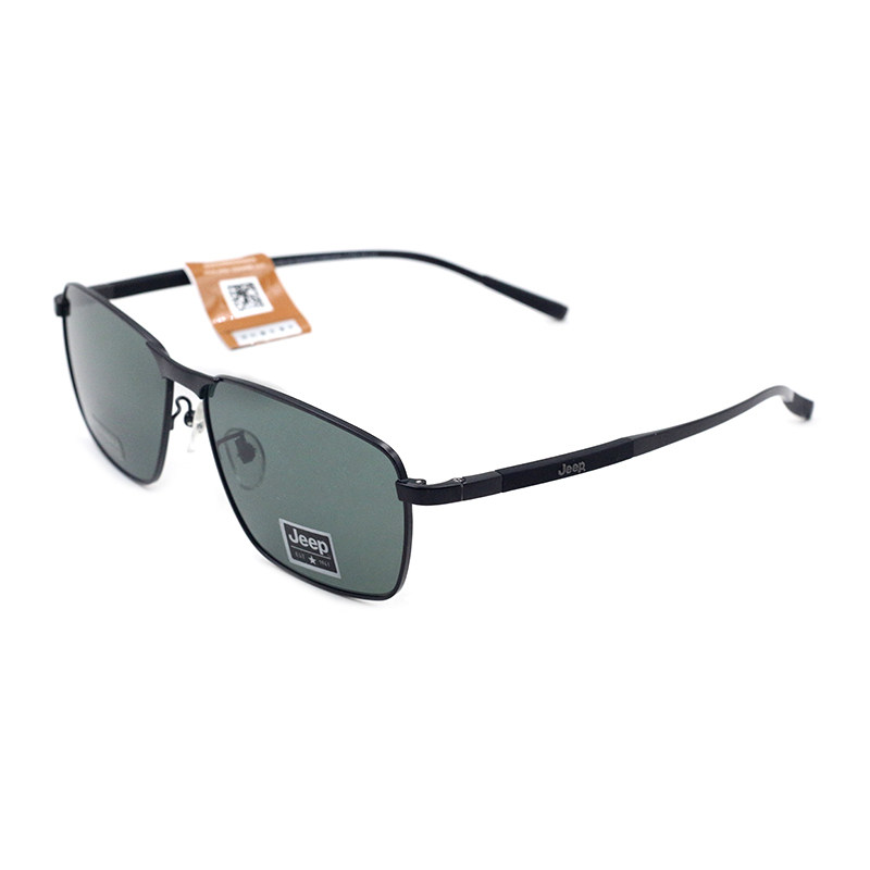 Jeep吉普商务简约墨镜男大框时尚蛤蟆镜潮流偏光太阳镜高弹A6278