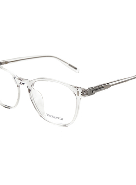 trussardi 杜鲁萨迪眼镜框男女复古板材全框配近视眼镜架VTR6013S