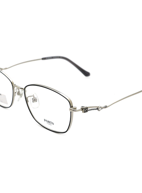 PORTS眼镜架女全框猫近视眼镜框时尚气质款超轻配镜片POF22247