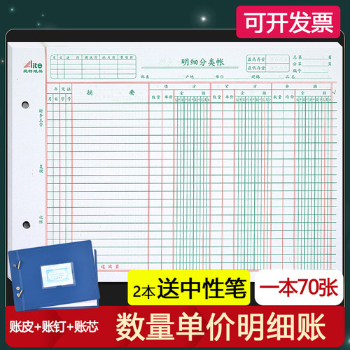 爱特总分类账明细账活页