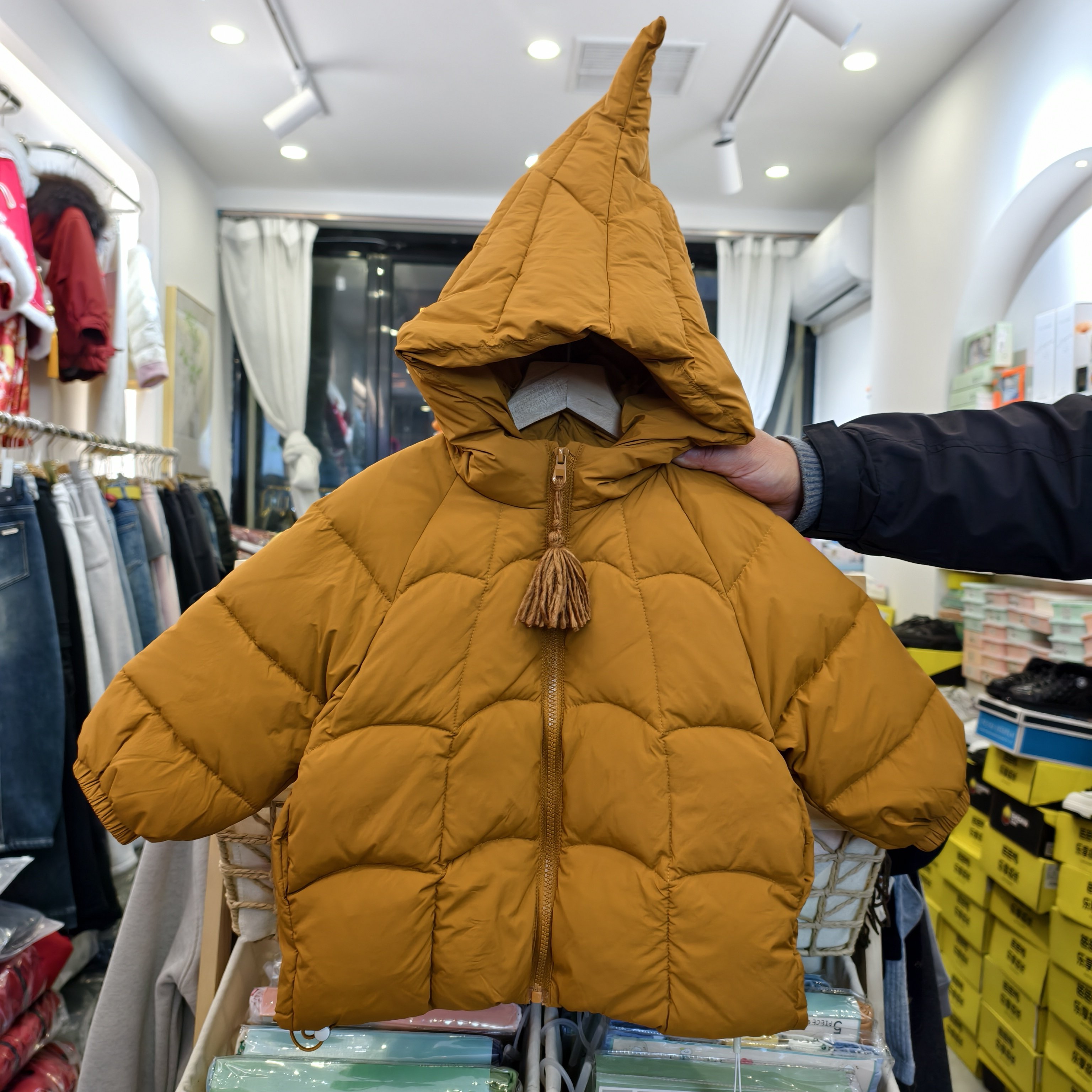 2025新款男童加厚保暖羽绒服儿童洋气时髦外套中童冬季羽绒服