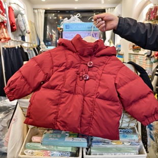 2025新款 上衣 女童加厚保暖90绒羽绒服儿童洋气时髦外套宝宝冬季