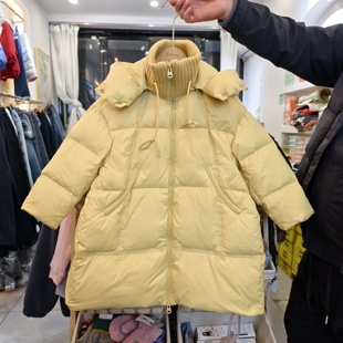 MMD2025新款女童加厚保暖羽绒服儿童洋气时髦外套中童冬季羽绒服