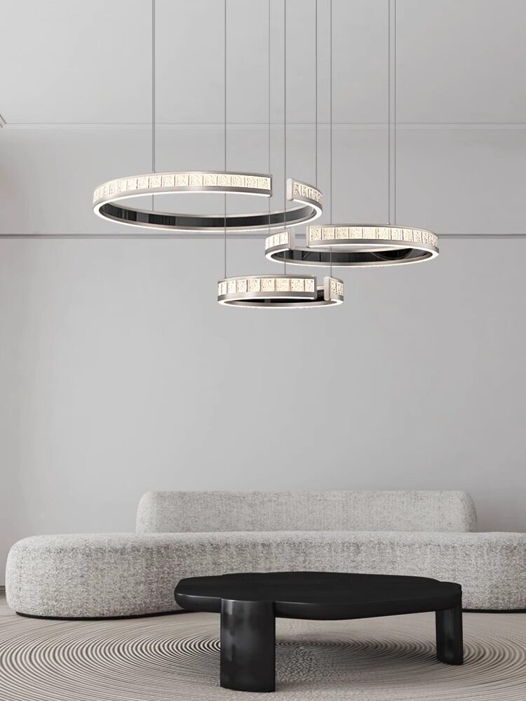 客厅吊灯意式轻奢设计师2024年新款艺术大厅主灯高档极简餐厅灯具