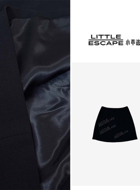 小乖逃黑色半裙 醋酸半裙 收腰包臀 N95096
