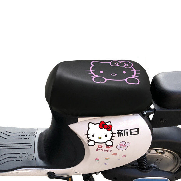 适用雅迪冠能爱玛台铃新日小刀新国标电动车防水皮革遮破坐垫座套