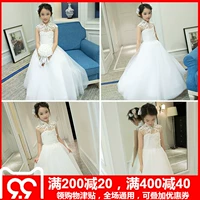 Trẻ em ăn mặc cô gái công chúa váy chủ nhà trang phục piano hoa nhỏ cô gái sợi hiển thị váy cưới buổi tối fluffy - Váy trẻ em shop thời trang trẻ em