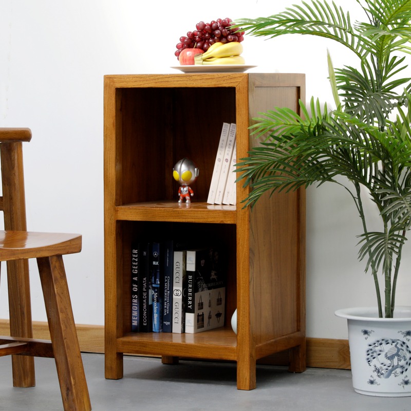 古榆情怀榆木新中式榆木书柜储物