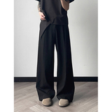 现货~~斜门襟暗纹雕花A字剑道西裤男K0201-P68，男装西裤，电商A330-1