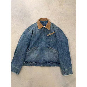 牛仔外套复古灯芯绒翻领休闲显瘦夹克外套女 YY80-P105，男装工装外套，电商A330-1