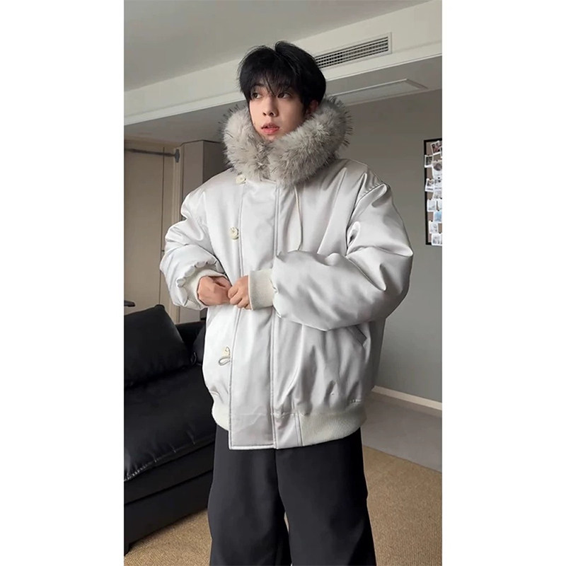 ~复古毛领工装派克付Y222-P88特现货~，男装工装外套，电商A330-1