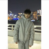 ~鳞甲V型排骨棉衣 YY91-P118,男装棉衣,电商A330-1,电商基地