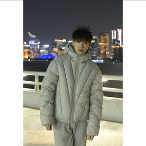 ~鳞甲V型排骨棉衣 YY91-P118，男装棉衣，电商A330-1