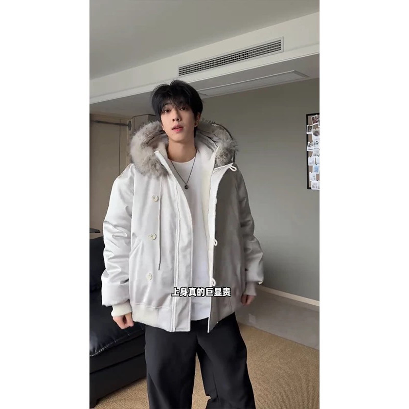 ~复古毛领工装派克付Y222-P88特现货~,男装工装外套,电商A330-1