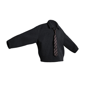 26/春 美式复古宽松polo翻领卫衣外套头男女同款 PL50-P68 送领带，女装短外套，电商A330-1