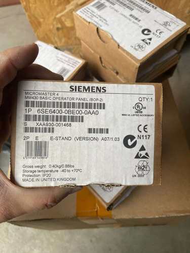 西门子变频器操作面板6SE6400-0BE00-0AA0西门-议价