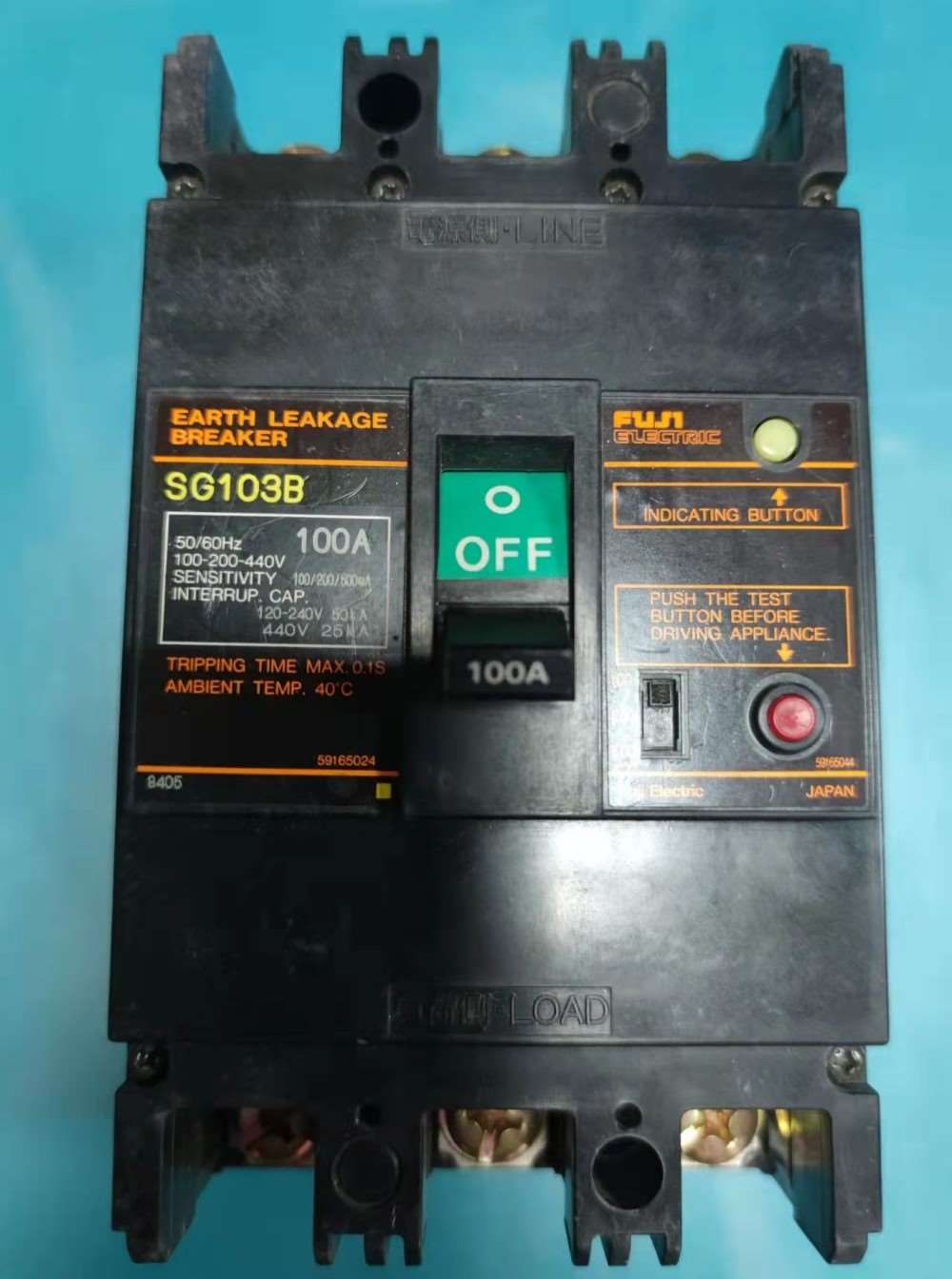 SG103B100A富士漏电断路器实物拍摄,成色-议价