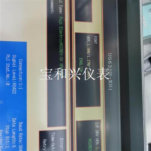 富士UG630H-XH1触摸屏,功能正常,带CF卡。