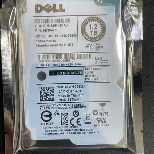 DELL/戴尔 0T6TWN 1.2T 10K SAS 原( 议价）