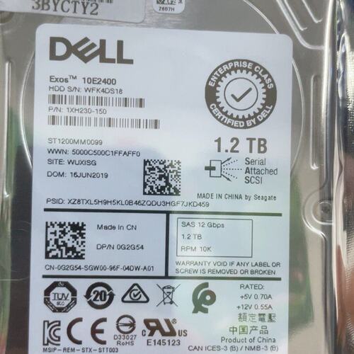 Dell 1.2T 0G2G54( 议价）