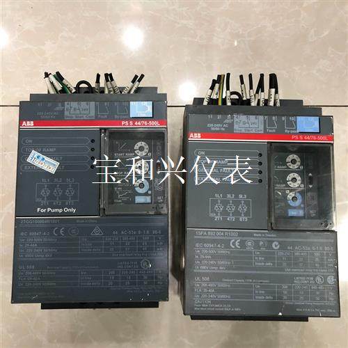 ABB软启动PSS44/76-500L,成色实拍,功能包好,