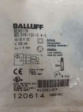 巴鲁夫接近开关BES516-131-S4-CBES017