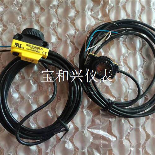 美国BANNER邦纳QS18VN6LD光电开关有2个不带