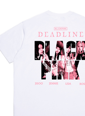 DEADLINE演唱会周边t恤blackpink同款短袖衣服lisa粉丝应援穿搭