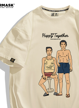 春光乍泄张国荣t恤夏男女同款纯棉短袖衣服20周年纪念音乐会周边