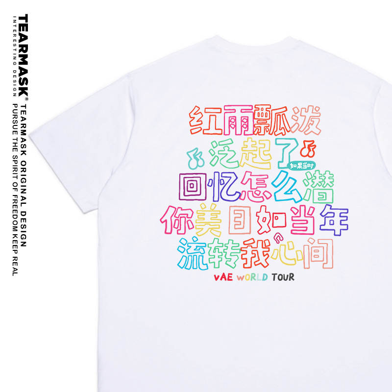 许嵩演唱会周边t恤短袖衣服