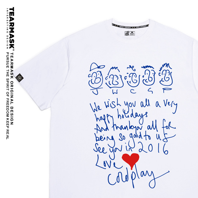 ColdPlay酷玩乐队周边t恤衣服图片