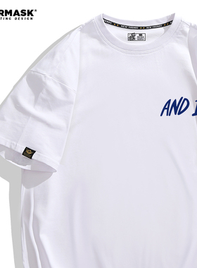 and1短袖t恤男钱德勒chandler同款美剧老友记Friends宽松纯棉衣服