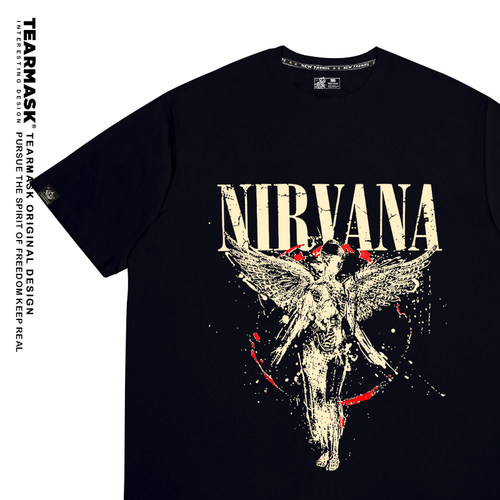 NIRVANA涅盘乐队t恤短袖衣服