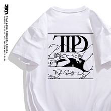 taylor swift霉霉ttpd新专辑周边t恤夏男女同款插画纯棉短袖衣服