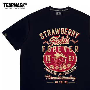 The Beatles披头士乐队周边t恤永远的草莓地摇滚短袖衣服tshirt