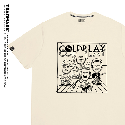 Coldplay酷玩乐队周边t恤衣服