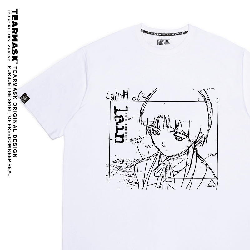岩仓玲音lain周边T恤短袖衣服