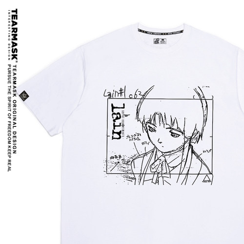 岩仓玲音lain周边T恤短袖衣服