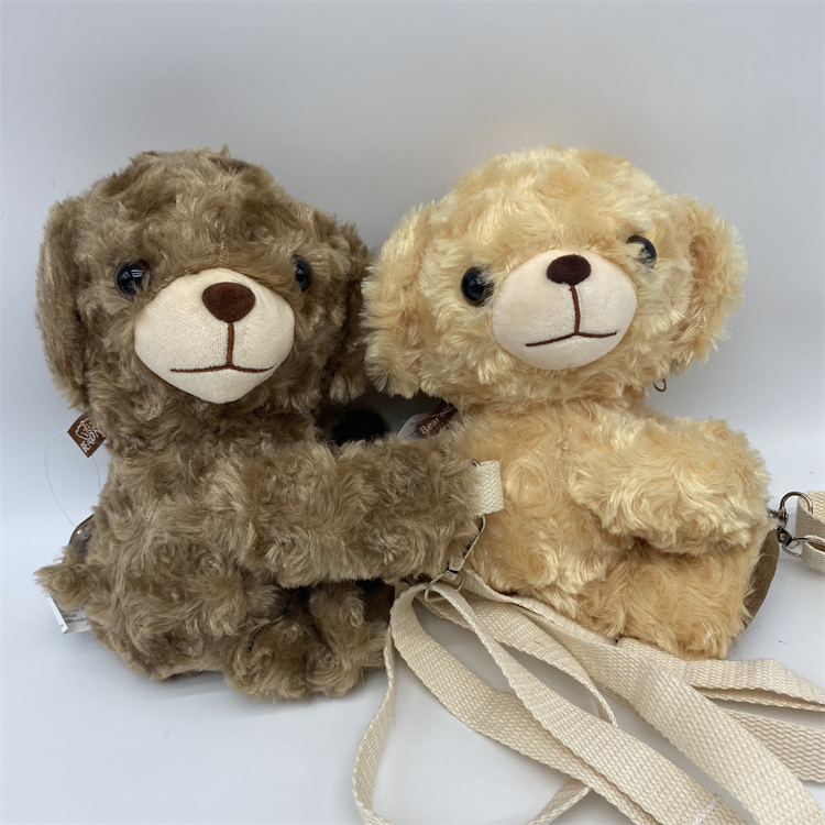 背带小熊熊收纳包包玩偶公仔