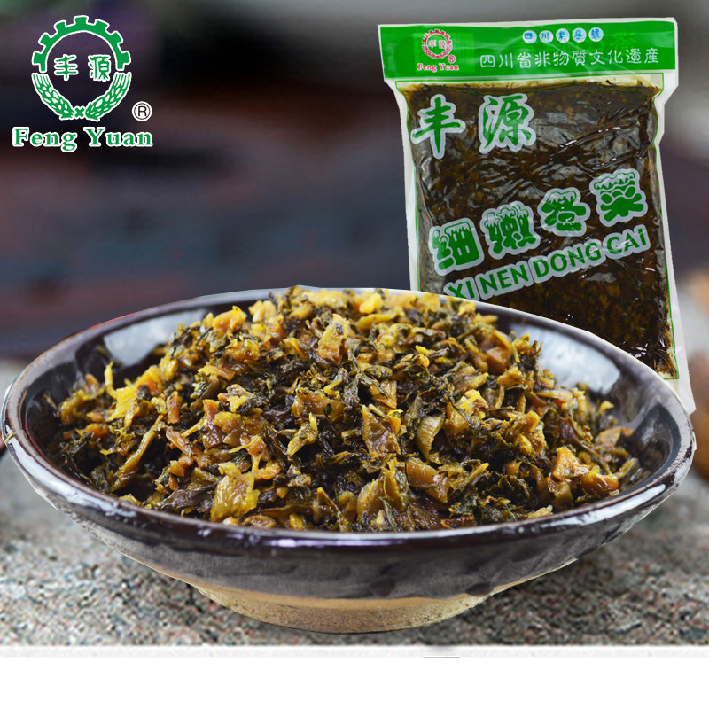 资中冬尖冬菜1kg四川特产青菜尖下饭菜咸菜泡菜腌菜盐菜商用批发