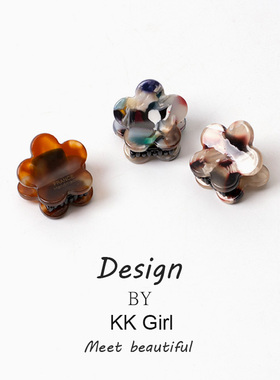 小号花朵刘海夹精致发夹头饰鲨鱼夹子侧边小抓夹发饰发卡公主头女