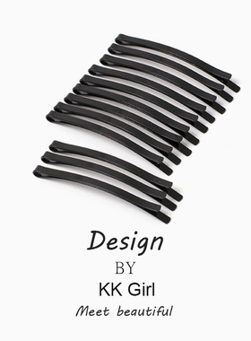 发夹简约前额侧边刘海碎发顶夹边夹固定头发发卡头饰女黑色一字夹