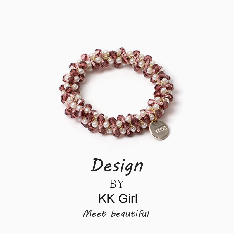 头绳女气质简约珍珠发圈韩国皮筋